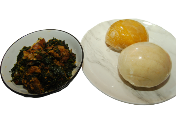Vegetable  Soup (Beef , Semo or Garri)